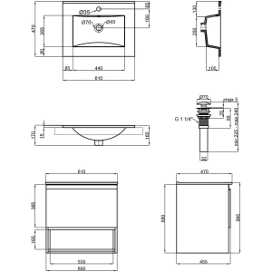 Q-tap Robin 60 QT1372TPB6001WWO