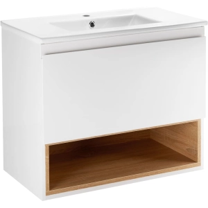 Mueble bajo lavabo Q-tap Robin 70 QT1372TPB7001WWO