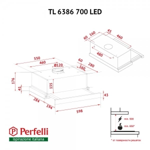 Perfelli TL 6386 I 700 LED