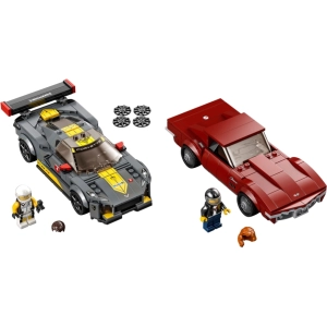 Constructor Lego Chevrolet Corvette C8.R Race Car and 1968 Chevrolet Corvette 76903