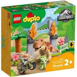 Lego T. rex and Triceratops Dinosaur Breakout 10939