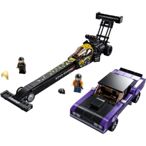 Constructor Lego Mopar Dodge//SRT Top Fuel Dragster and 1970 Dodge Challenger T/A 76904