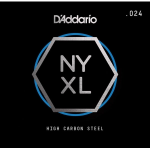 Cuerdas DAddario NYXL High Carbon Steel Single 24