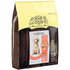 Alimento para perros Home Food Healthy Skin and Coat Puppy Medium/Maxi 1,6 kg