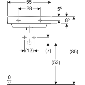 Geberit Smyle Square 55 500.259.01.1