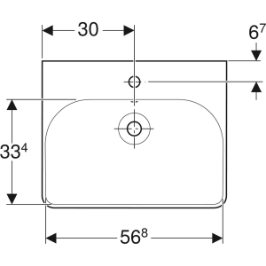 Geberit Smyle Square 60 500.229.01.1