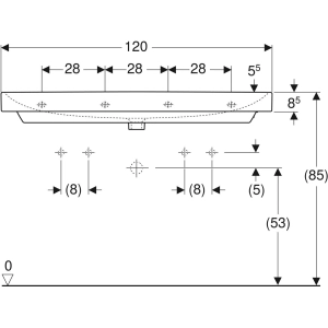 Geberit Smyle Square 120 500.253.01.1