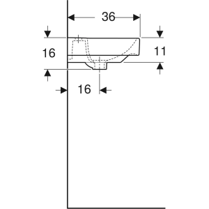 Geberit Smyle Square 45 500.222.01.1