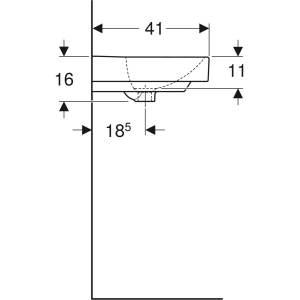 Geberit Smyle Square 50 500.256.01.1