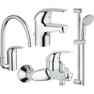 Juego mezclador Grohe Euroeco 123242K