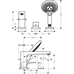 Hansgrohe Metropol 74551000