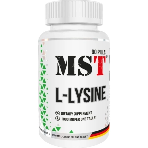 Aminoácidos MST L-Lysine 1000 mg 90 tab