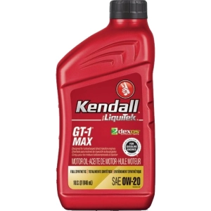 Aceite de motor Kendall GT-1 Max Premium Full Synthetic 0W-20 1L