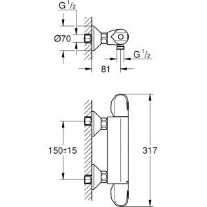 Grohe Grohtherm 1000 34550000