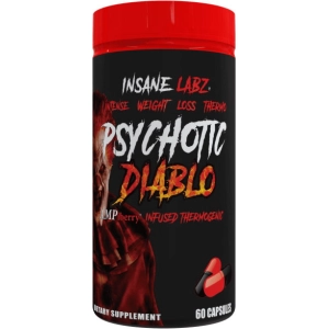 Quemador de grasa Insane Labz Psychotic Diablo 60 cap