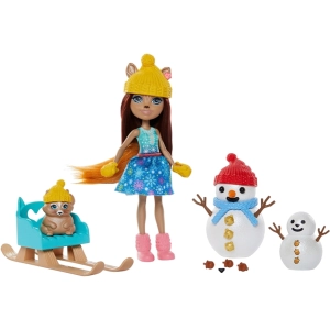 Muñeca Enchantimals Snowman Face-Off PNB16