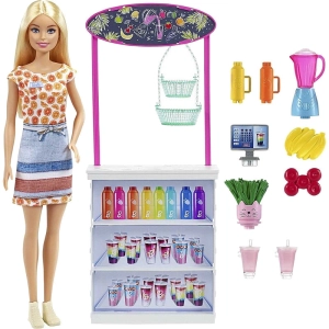 Muñeca Barbie Smoothie Bar Playset GRN75