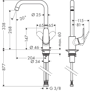 Hansgrohe Novus 1162019