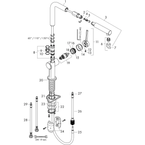 Hansgrohe Talis M54 72808000