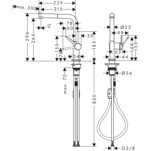 Hansgrohe Talis M54 72808000