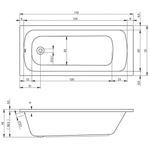 Devit Comfort 170x75 17075123