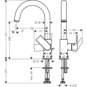 Hansgrohe Vernis Shape 71564000