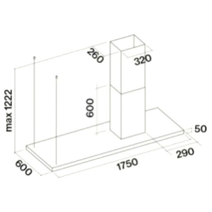 Falmec Lumen 175/800 Isola SX