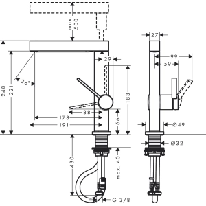 Hansgrohe Finoris 76063000