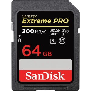 Tarjeta de memoria SanDisk Extreme Pro V90 SDXC UHS-II U3 64Gb