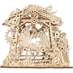 Rompecabezas 3D UGears Christmas Nativity Scene 70141