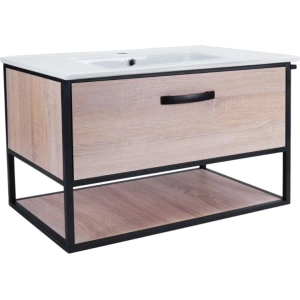 Mueble bajo lavabo Q-tap Taurus 80 QT2472TPT803WO