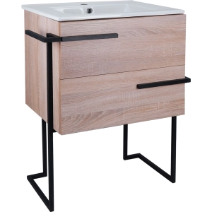 Mueble bajo lavabo Q-tap Taurus 60 QT2471TNT603WO