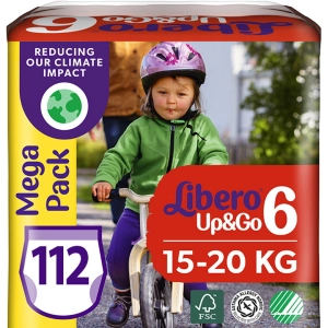 Pañales Libero Up and Go 6 / 112 pcs