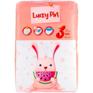 Pañales LuckyPin Diapers 3 / 56 pcs