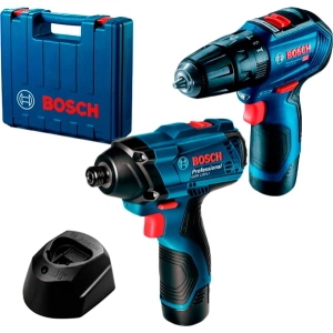 Juego de herramientas eléctricas Bosch GSR 12V-30 + GDR 120-LI Professional