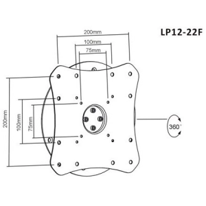 Brateck LP12-22F