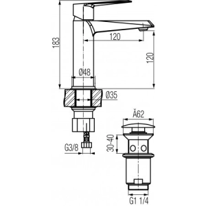 Mezclador Valvex Quasar 2446800