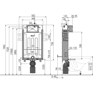 Alca Plast AM115/1000 Renovmodul