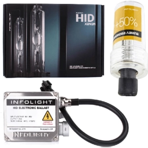 Luz automática InfoLight Standart H1 5000K +50 Kit