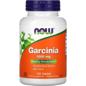 Quemador de grasa Now Garcinia 1000 mg 120 tab