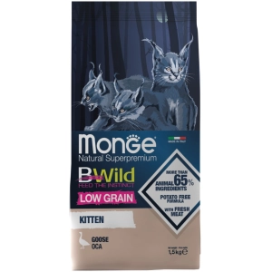 Comida para gatos Monge Bwild Low Grain Goose 1,5 kg