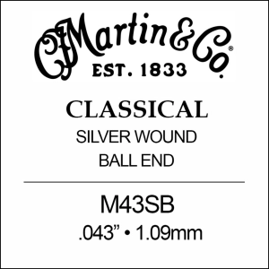 Cadenas Martin Classical Silver Wound Single 43