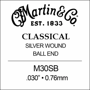 Cadenas Martin Classical Silver Wound Single 30