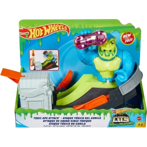 Pista automática/Ferrocarril Hot Wheels Toxic Ape Attack Play Set GTT66