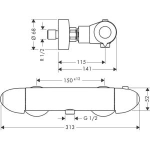 Hansgrohe Ecostat Ecomax 13356000