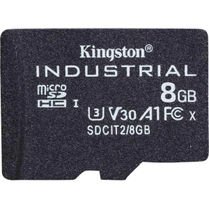 Tarjeta de memoria Kingston Industrial microSDHC + SD- adapter 8Gb