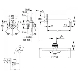 Grohe BauFlow 2904500A