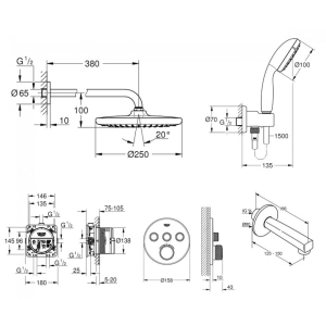 Grohe Grohtherm SmartControl 26416SC2