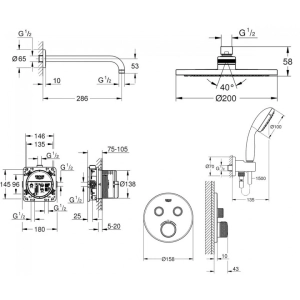 Grohe Grohtherm SmartControl 3461400L