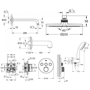 Grohe Grohtherm SmartControl 3461402L